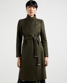 rose coat at Ted Baker